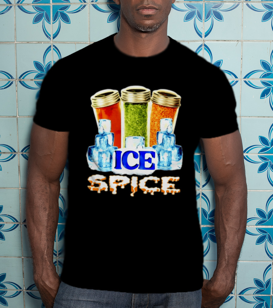 Ice Spice Iced Out Hip Hop Rap Music Funny Wordplay T-Shirt
