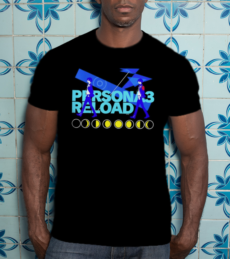 ATLUS Persona 3 Reload Classic Characters Moon Phases T-Shirt