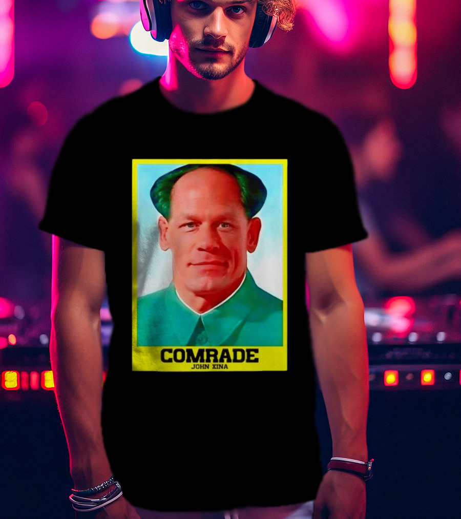 Comrade John Xina Meme Mao Zedong Parody Image T-Shirt