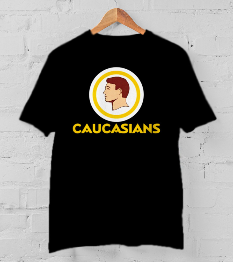 Caucasians Satire Sports Humor Caucasian Face T-Shirt