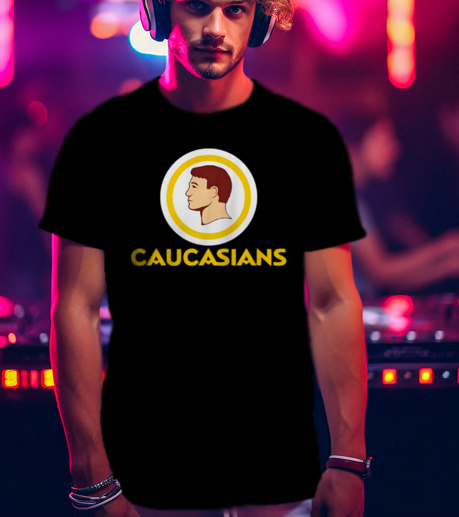 Caucasians Satire Sports Humor Caucasian Face T-Shirt