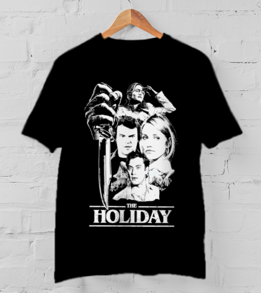 Kate Winslet Jack Black Cameron Diaz Jude Law The Holiday Horror Slasher Mashup T-Shirt