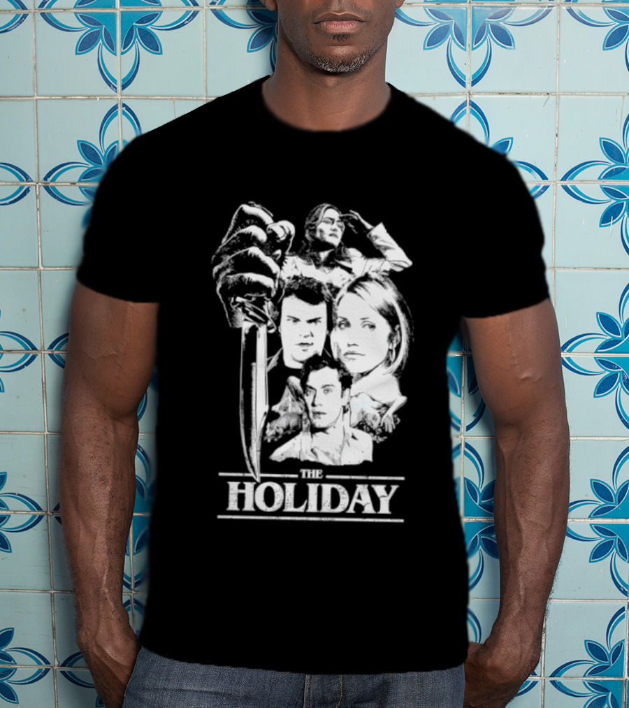Kate Winslet Jack Black Cameron Diaz Jude Law The Holiday Horror Slasher Mashup T-Shirt