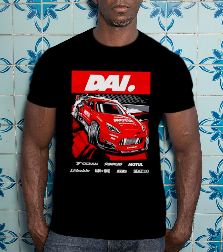 Dai Yoshihara Motul Advan Subimods Greddy Kaido House Sparco Yokohama Racing Car T-Shirt