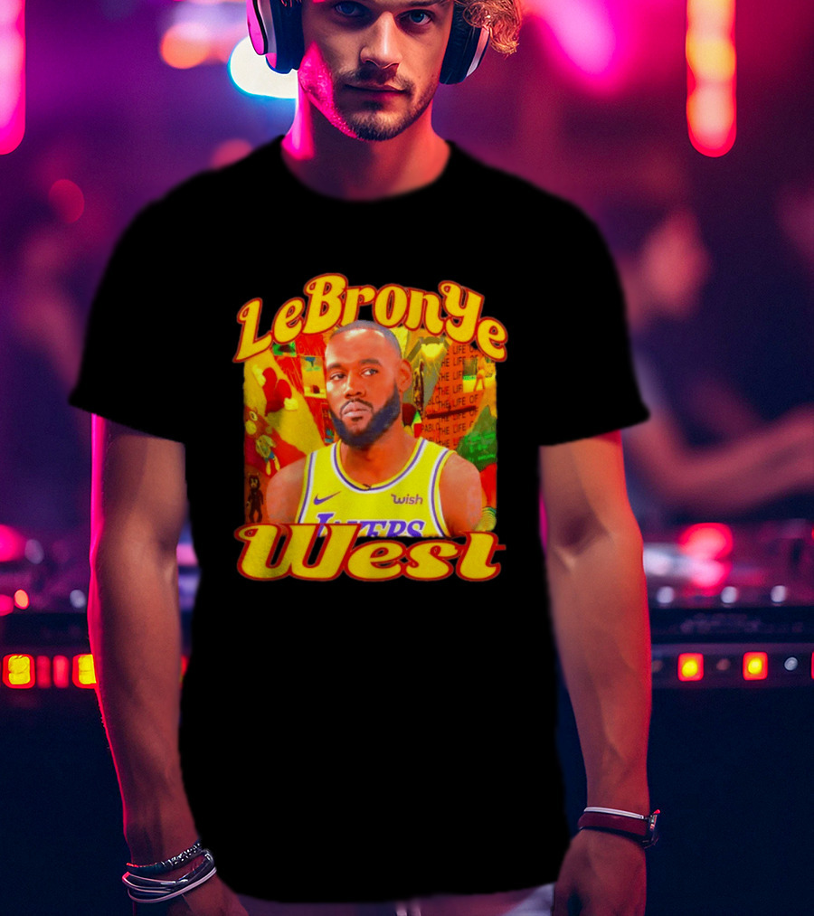 LeBronYe West Los Angeles Lakers Basketball T-Shirt