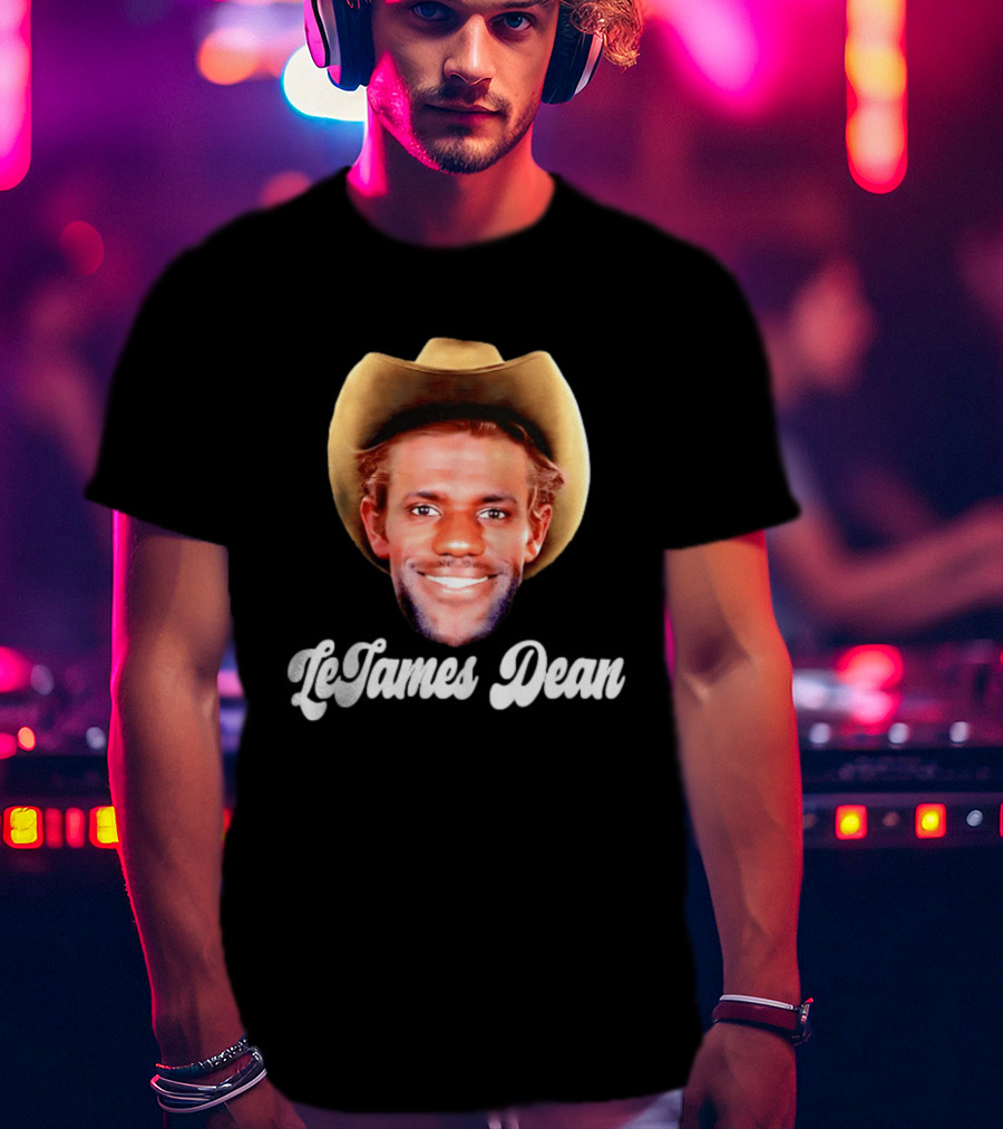 LeBron James LeJames Dean Cowboy Hat T-Shirt