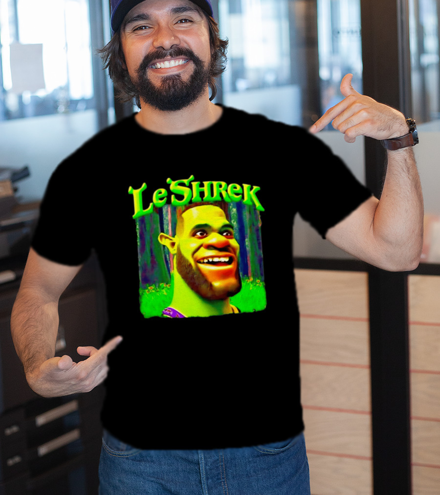 LeShrek LeBron James Philadelphia 76ers Basketball T-Shirt