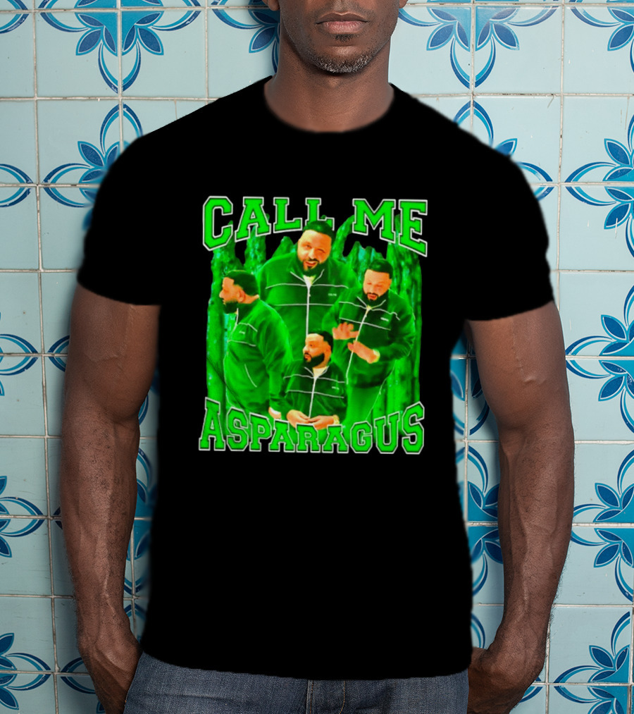 DJ Khaled Call Me Asparagus Music Producer Green Tracksuit T-Shirt