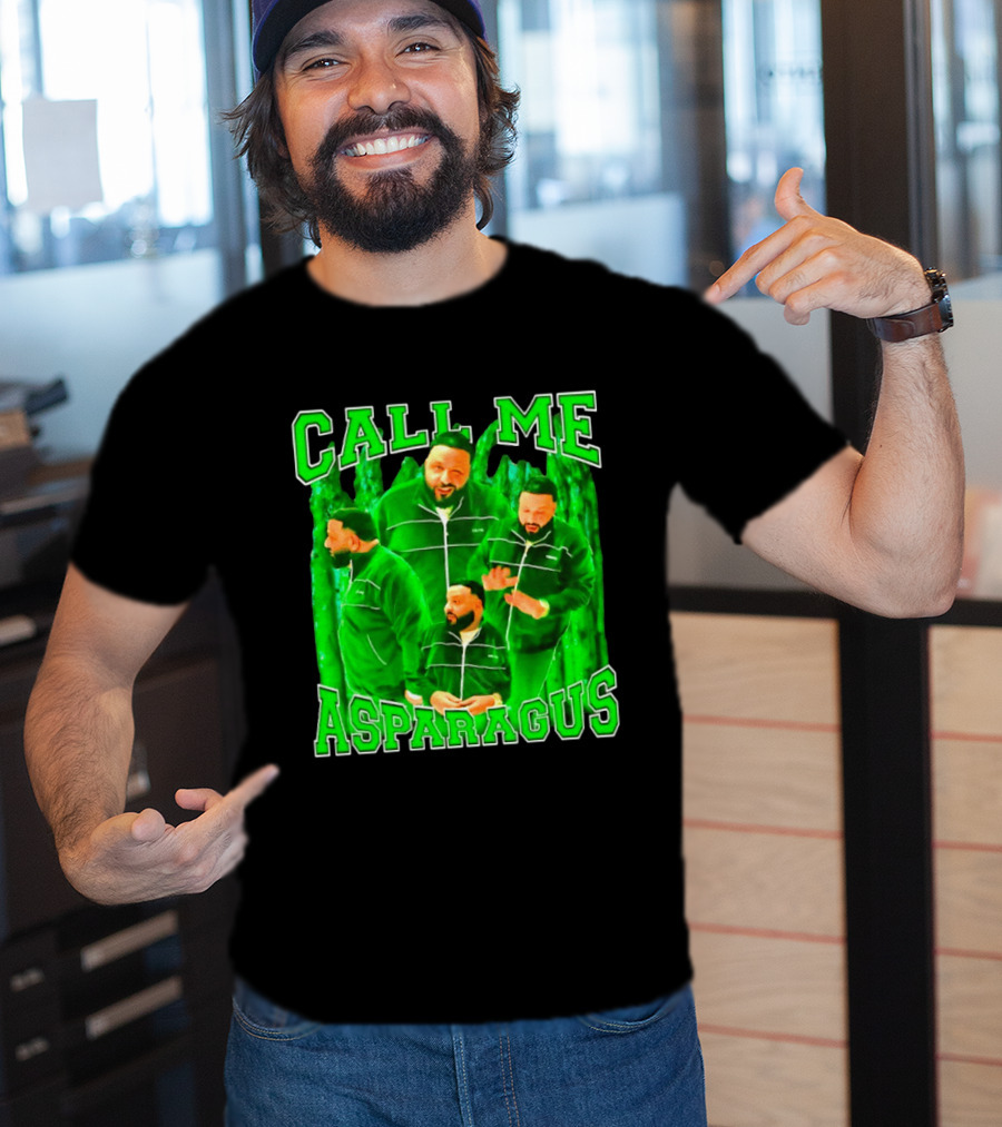 DJ Khaled Call Me Asparagus Music Producer Green Tracksuit T-Shirt