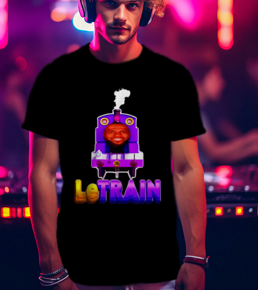 LeBron James LeTrain Meme With Philadelphia 76ers Concept T-Shirt