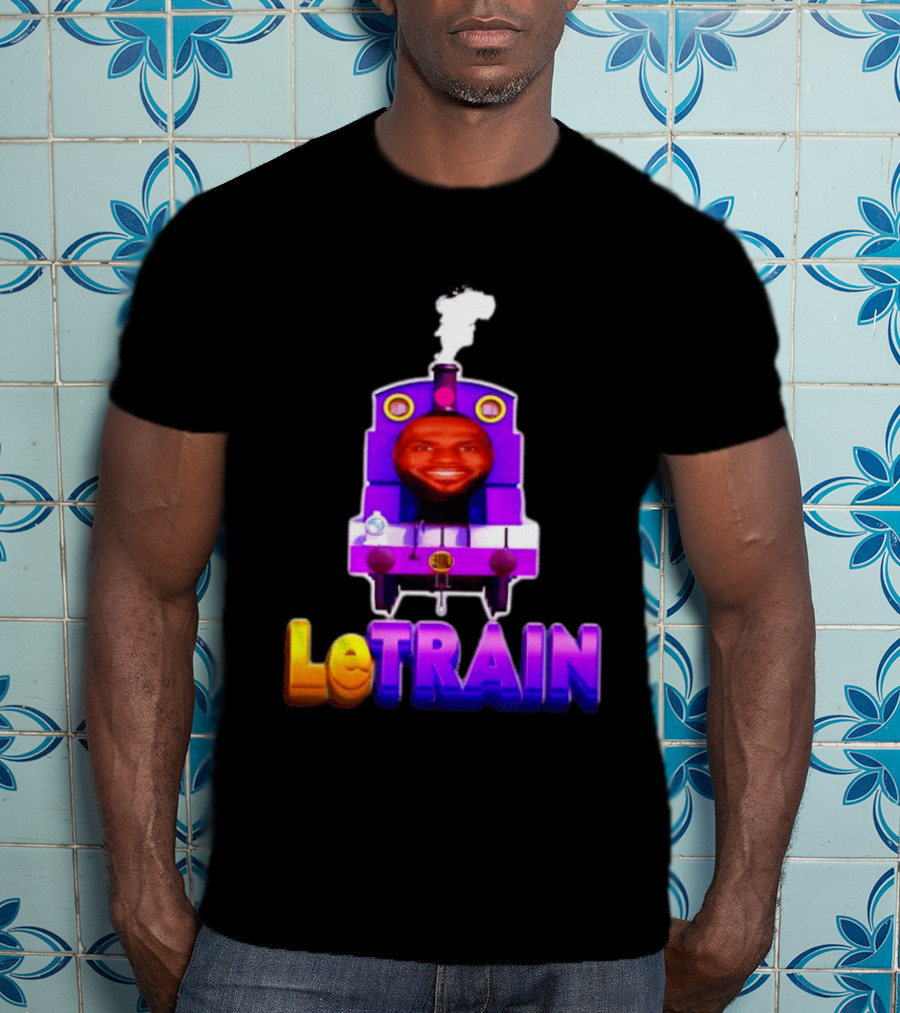 LeBron James LeTrain Meme With Philadelphia 76ers Concept T-Shirt
