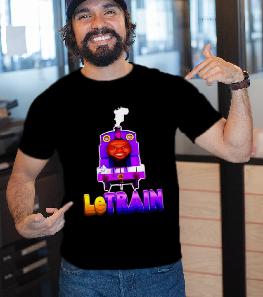 LeBron James LeTrain Meme With Philadelphia 76ers Concept T-Shirt