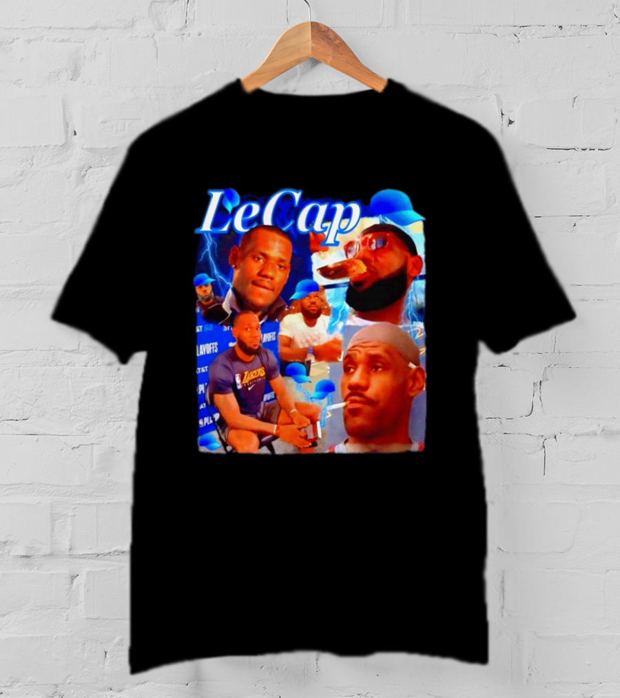 LeBron James LeCap Lakers Playoffs Meme T-Shirt