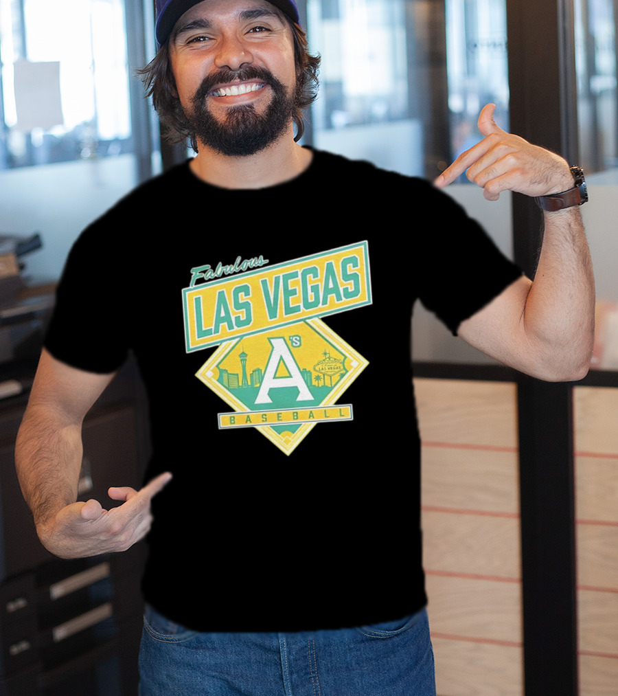 Fabulous Las Vegas A's Baseball 2026 Skyline T-Shirt