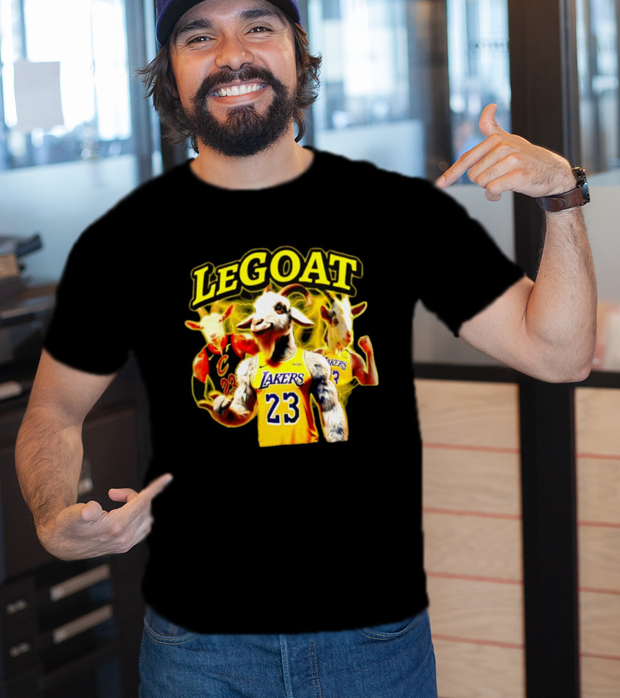 Legoat 23 LeBron James Lakers Cavaliers T-Shirt