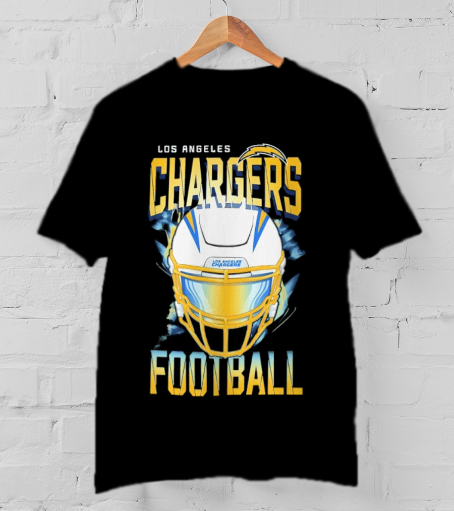 Los Angeles Chargers Football Helmet 2026 Season Team Spirit T-Shirt