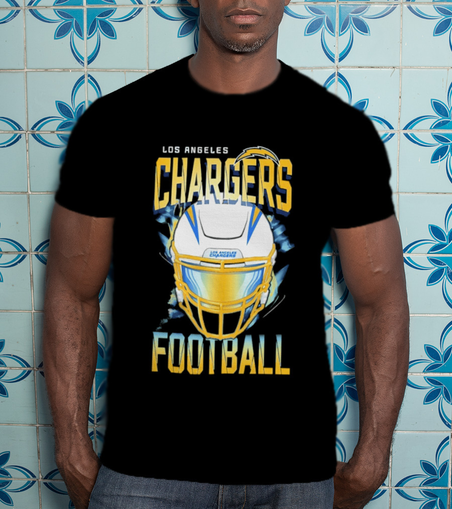 Los Angeles Chargers Football Helmet 2026 Season Team Spirit T-Shirt
