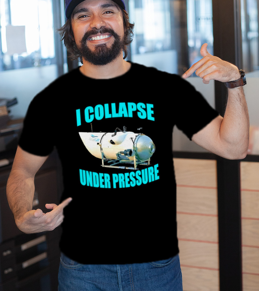 OceanGate Titan Submersible I Collapse Under Pressure T-Shirt