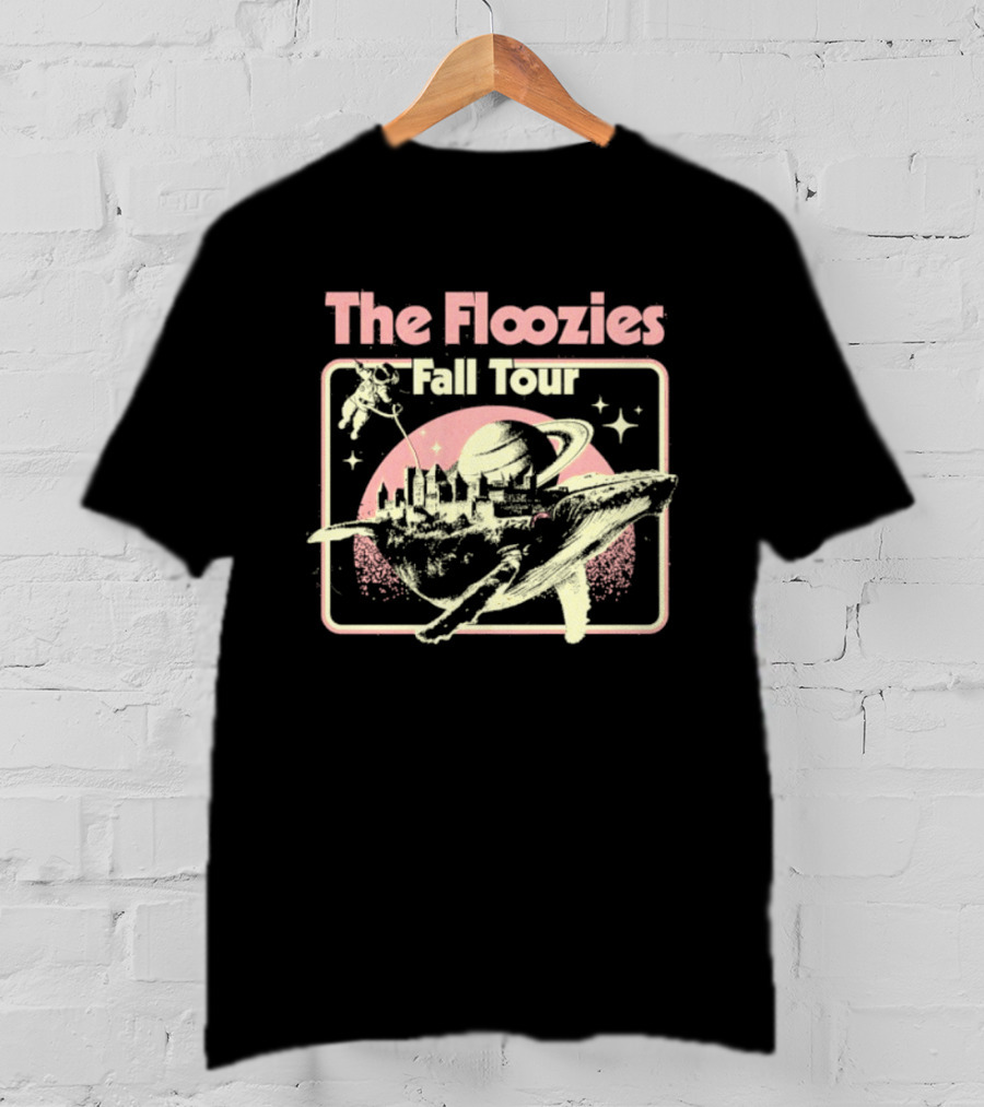 The Floozies Fall Tour Astronaut Whale Castle Space Adventure T-Shirt