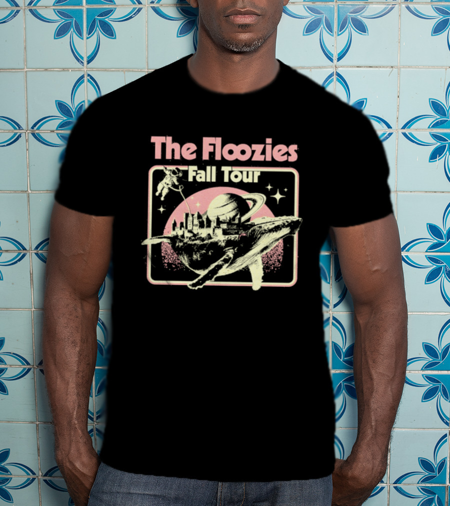 The Floozies Fall Tour Astronaut Whale Castle Space Adventure T-Shirt