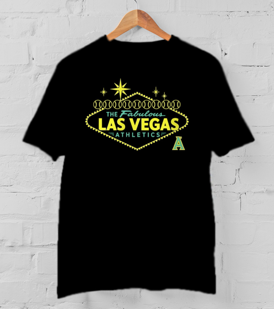 The Fabulous Las Vegas Athletics MLB Baseball 2026 Welcome Sign T-Shirt