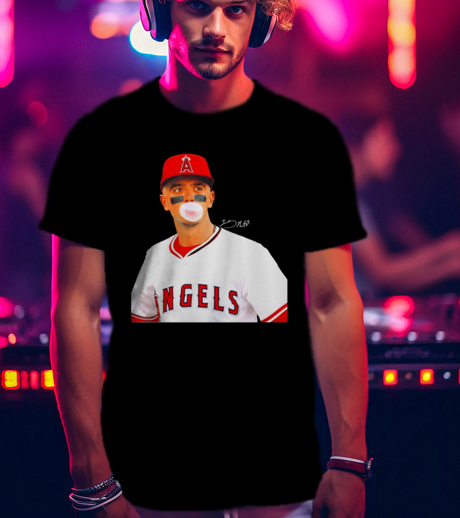 Zach Neto Los Angeles Angels 2026 MLB Season Bubblegum Moment T-Shirt