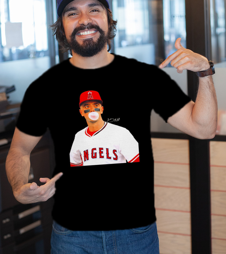 Zach Neto Los Angeles Angels 2026 MLB Season Bubblegum Moment T-Shirt