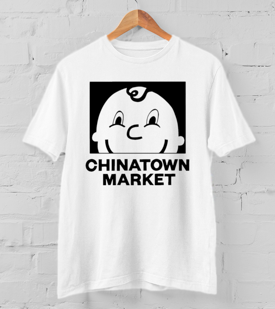 Chinatown Market Smiley Face Retro Cartoon T-Shirt