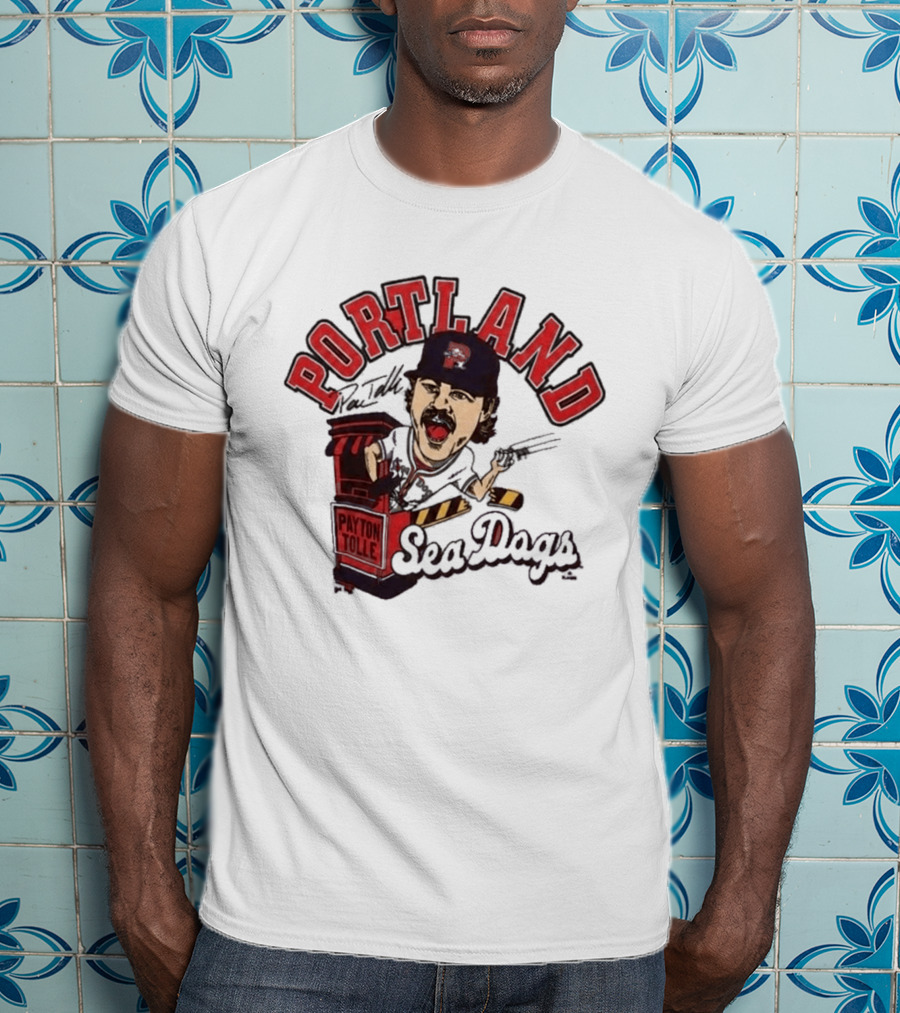 Payton Tolle Portland Sea Dogs Baseball T-Shirt