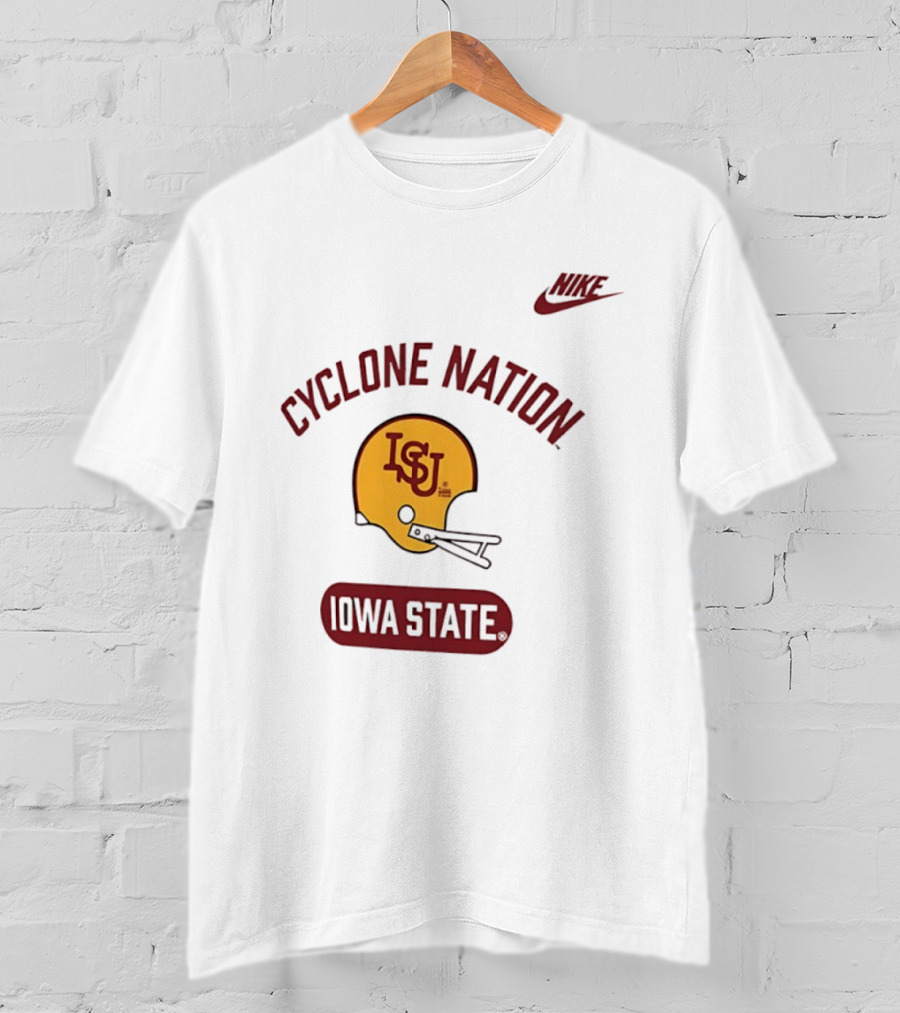 Cyclone Nation Iowa State ISU Football Nike T-Shirt