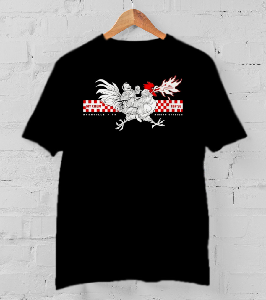 My Chem TBP'26 Nashville TN Nissan Stadium Rooster T-Shirt