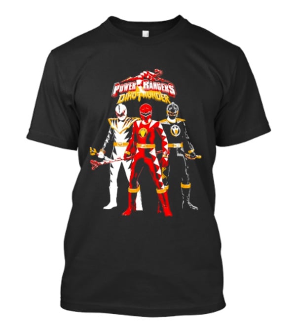 Power Rangers Dino Thunder Red Ranger Team Trio Power Stance T-Shirt