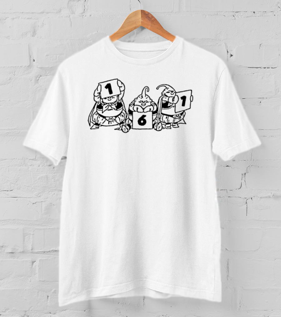 Dragon Ball Z Majin Buu Characters 1 6 1 Anime Manga T-Shirt