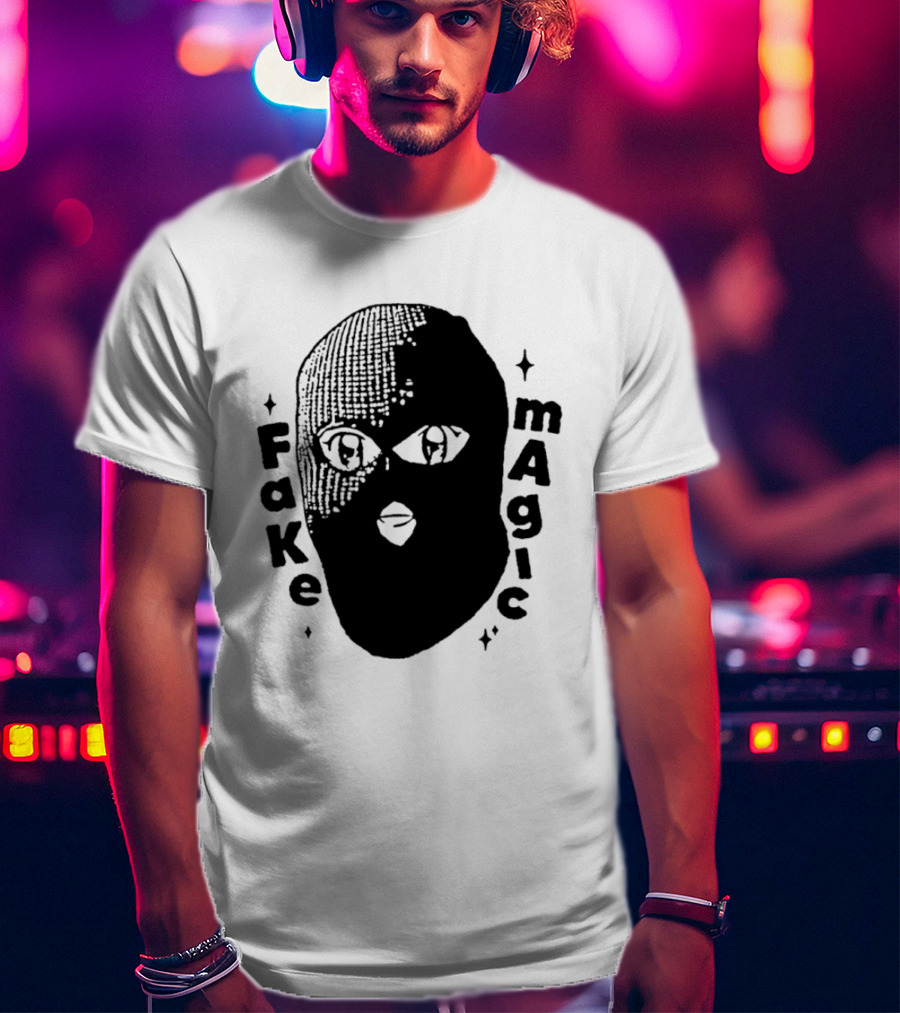 Fake Magic Anime Eyes Balaclava Ski Mask T-Shirt