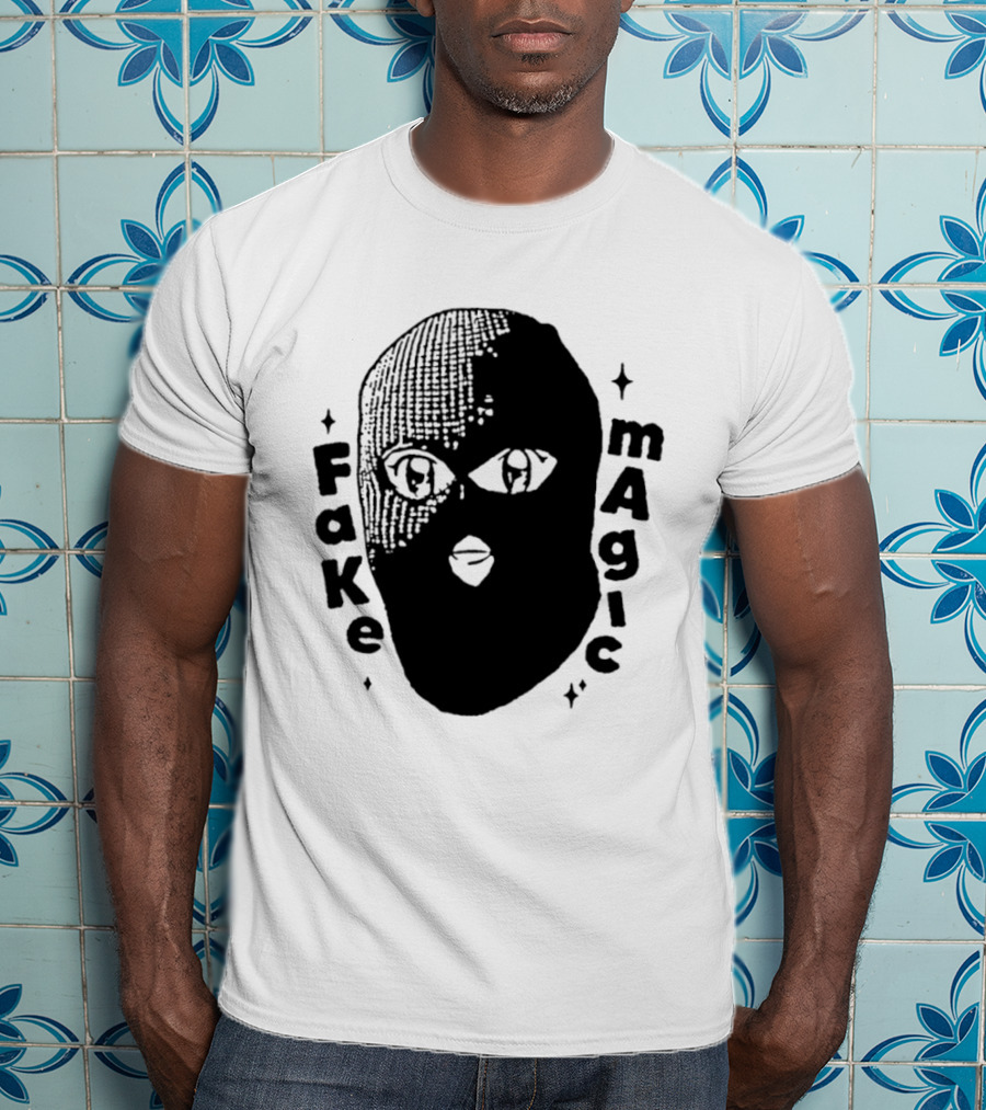 Fake Magic Anime Eyes Balaclava Ski Mask T-Shirt