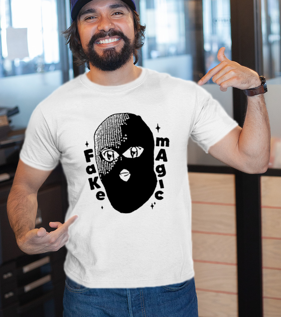 Fake Magic Anime Eyes Balaclava Ski Mask T-Shirt