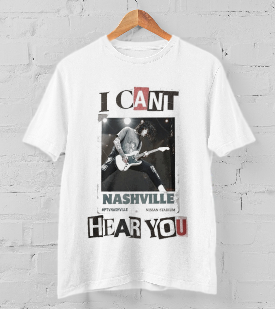 Pierce The Veil I Can't Hear You Nashville World Tour 2026 T-Shirt