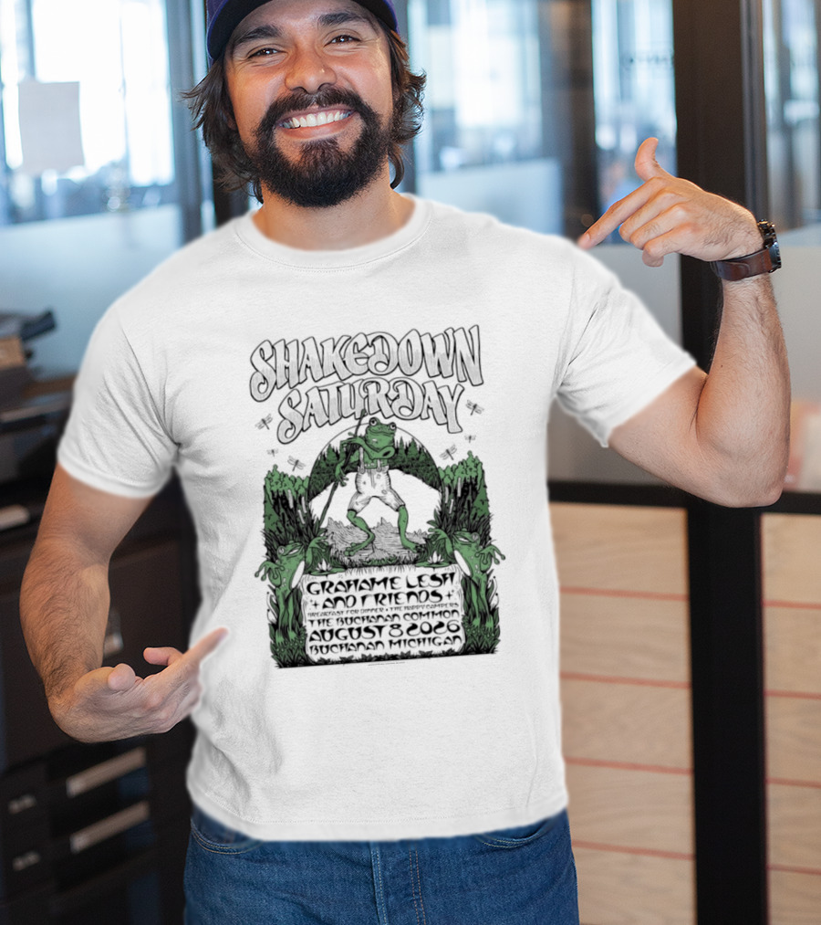 Shakedown Saturday Grahame Lesh And Friends Live Buchanan Michigan August 8 2026 Festival Vibe T-Shirt
