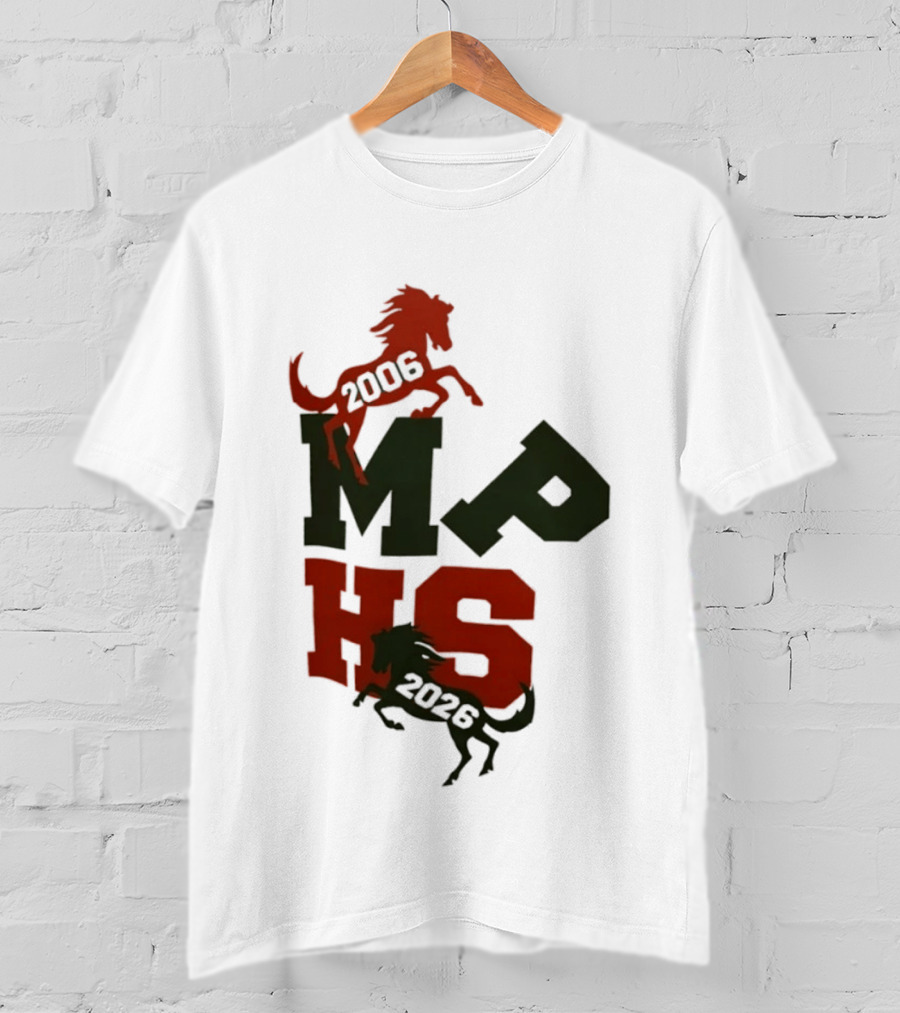 Morgan Park Mustangs MPHS 2006 2026 T-Shirt