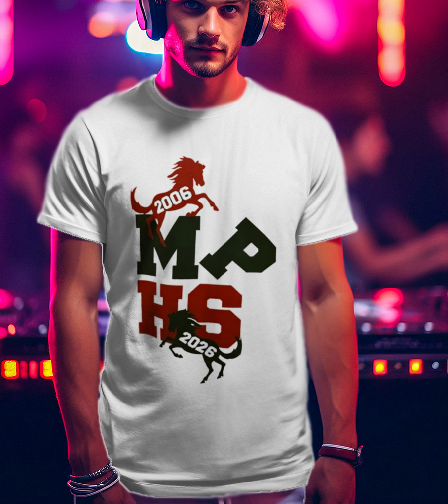 Morgan Park Mustangs MPHS 2006 2026 T-Shirt