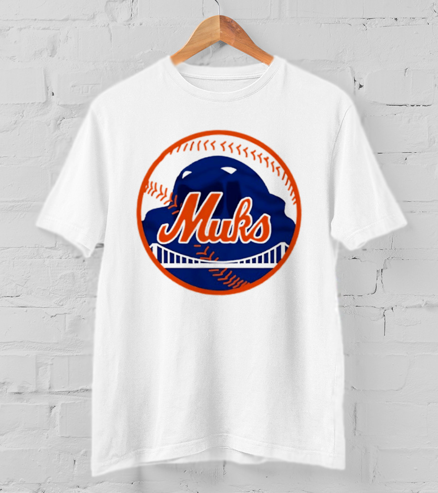 Muks New York Mets Baseball Team T-Shirt