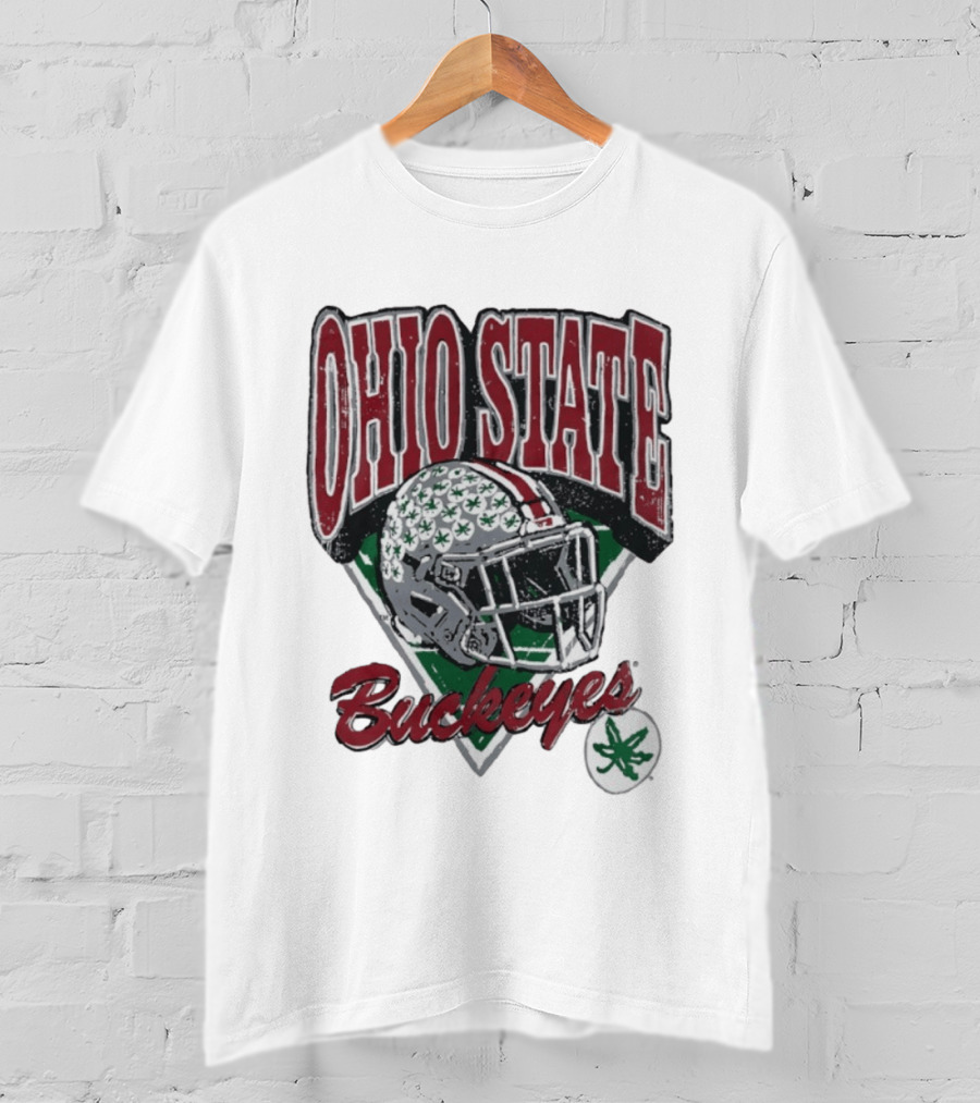 Ohio State Buckeyes Helmet Football Pride T-Shirt