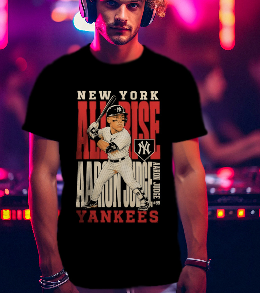 New York Yankees Aaron Judge 2026 Season Caricature T-Shirt