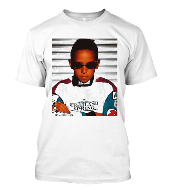 Lewis Hamilton Highland Spring Racing Attire Youthful Champion T-Shirt