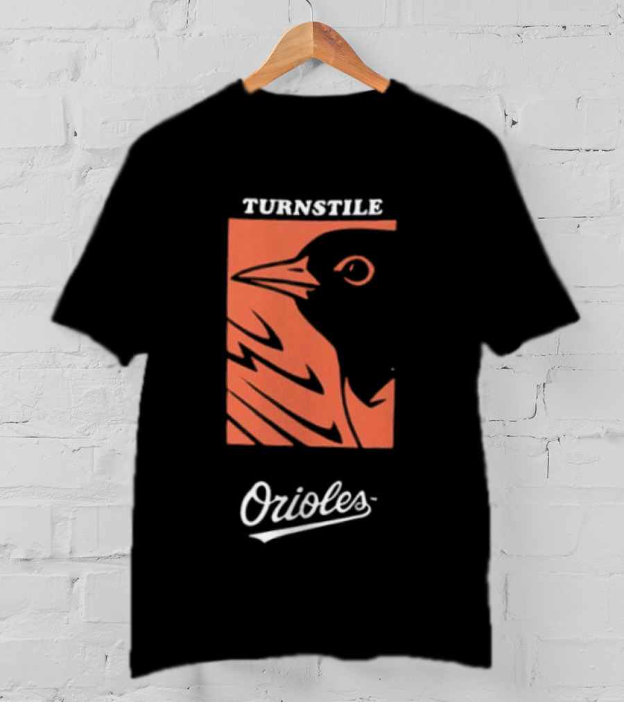 Baltimore Orioles Turnstile 2026 These Birds Not Meant To Fly Alone Two Sided T-Shirt