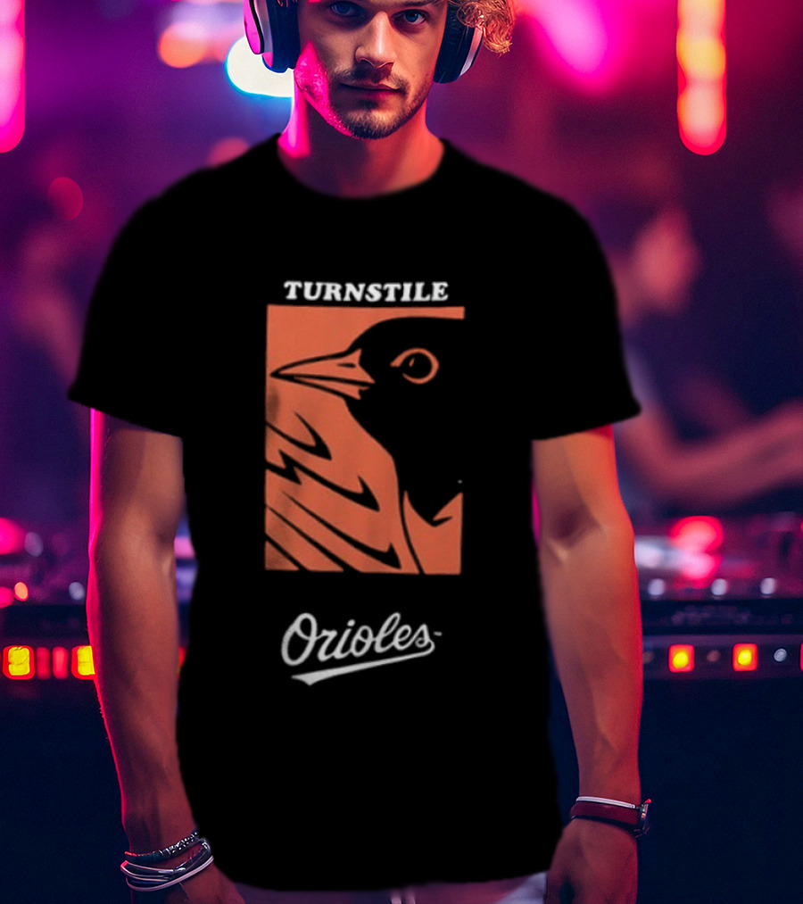 Baltimore Orioles Turnstile 2026 These Birds Not Meant To Fly Alone Two Sided T-Shirt