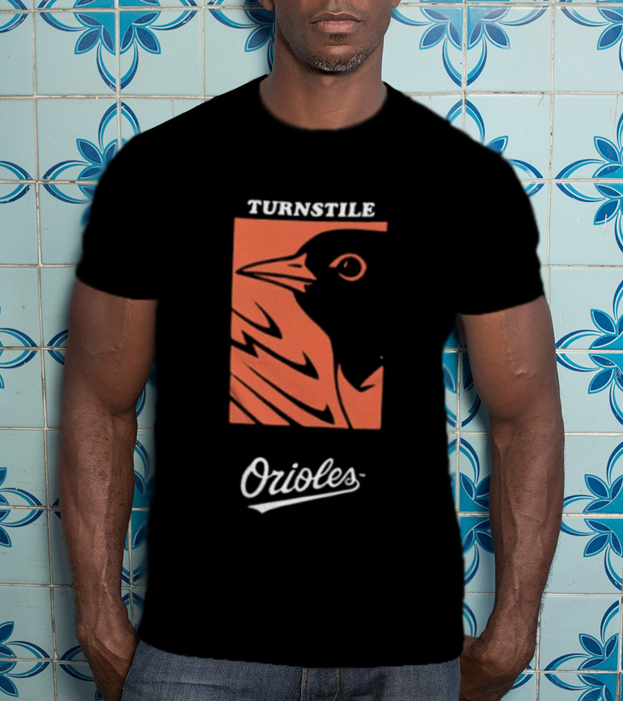 Baltimore Orioles Turnstile 2026 These Birds Not Meant To Fly Alone Two Sided T-Shirt