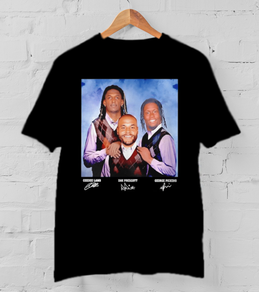 CeeDee Lamb Dak Prescott George Pickens Dallas Cowboys Pittsburgh Steelers Step Brothers T-Shirt