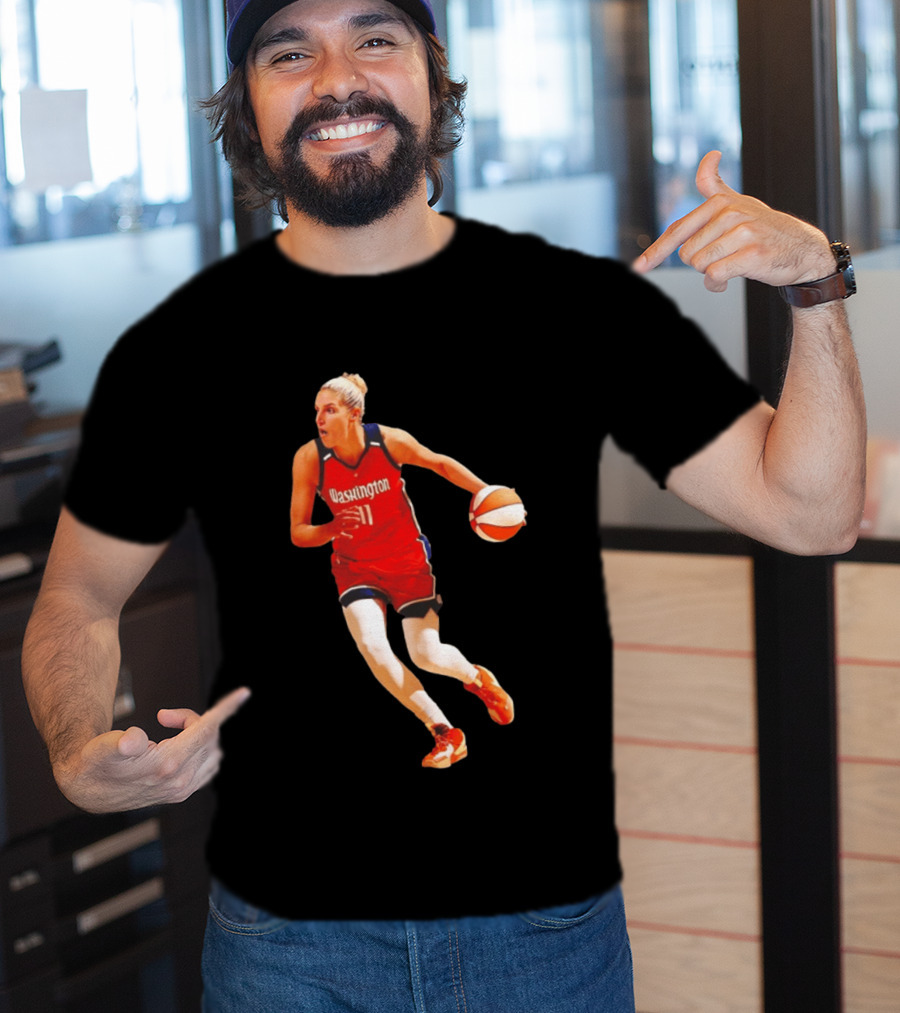 Elena Delle Donne Washington Mystics Basketball Hall Of Fame Player 11 T-Shirt