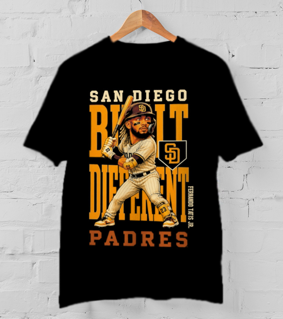 San Diego Built Different Padres Fernando Tatis Jr. 2026 MLB Season T-Shirt